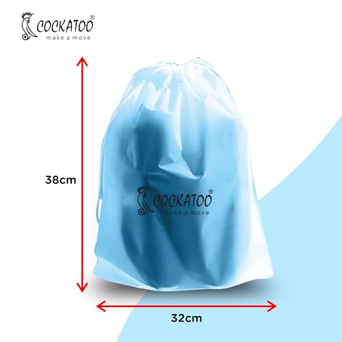 Image of Cockatoo PE Shoe Bag for Travel & Storage, Women & Men, Travelling Shoe Storage Bag, Shoe Storage Organizer Bag - Pack of 10 Shoe Pouch(30 x 35 CM)