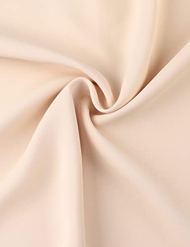 Timeson Sleeveless Blouses For Women,Dress Shirts For Women Business Casual Career Blouse Tanks For Women Office Work V Neck Chiffon Tunics Tops For Leggings Attire Silk Flowy Tops Beige X-Large #TOP6