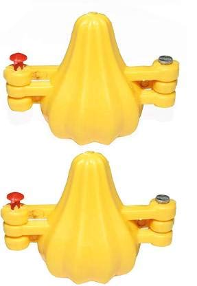 KESHAV Ganpati Modak Mould Modak Maker Modak Sancha Plastic Set of 2