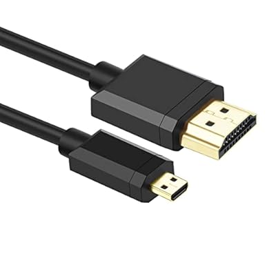 Micro HDMI to HDMI 2.1 8K Cable 6FT, Ultra High Speed 8K@60Hz 4K@120Hz 48Gbps HDMI Cord Compatible with Digital Cameras, Camcorders, Tablets (6)