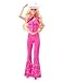 Barbie: The Movie Collectible Doll Margot Robbie as in Pink Western Outfit, Pink,silver