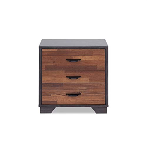 Depointer 3 Drawers Nightstand,Wood Bedside Storage Cabinet, Accent End Side Table Chest, Perfect for Home Furniture, Bedroom Living Room Accessories - Image 6