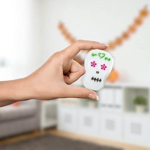 Halloween Ghost, Skulls and Pumpkins Fun Shaped Marshmallows, Marshmallow Birthday Party Favor Gift Candy (Pack of 3) - Thumbnail 5