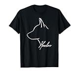 Blue Heeler Cattle Dog Profile Dog Lover Gift Dog T-Shirt