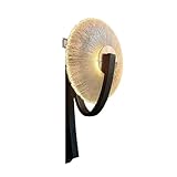 Éclairage doux et uniforme : Équipée d'une source lumineuse positionnée for éclairer le disque en verre texturé, cette applique émet une lueur douce, chaude et uniforme (généralement 3000K)