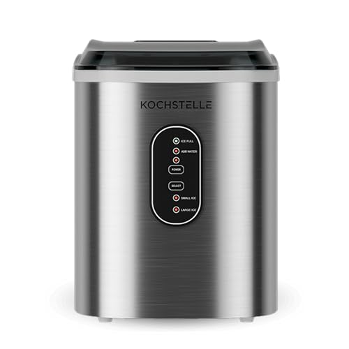 Opiniones y reviews de Máquinas para hacer hielo . 50 KOCHSTELLE Máquina de Hielo Portatil 9 Hielos en 6 min Maquina Para Hacer Hielo Acero inoxidable Con 2 Tamaños de Hielo Ice Maker Con Panel LED 15 Kg en 24 hrs Con Pala Y Cesta...