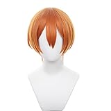 FENNIDICE Rin Hoshizora Cosplay Wig Hair Role Play Halloween Costume Party Wigs + Wig Cap