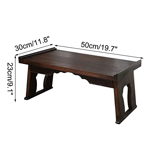 Table basse rétro marron aux finitions soignées pour décoration soignée - 4