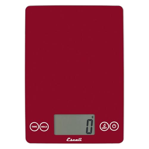Escali 157R2 Arti Glass Food Scale Digital Countertop Kitchen, Ba...