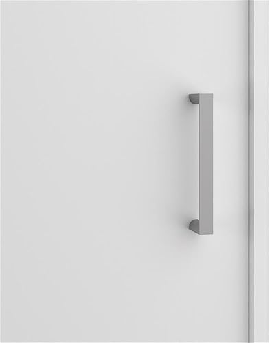 Miniatura 6 de Home Square Armario espacial con 2 puertas correderas en blanco - Juego de 2