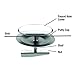 Danco (88952) Sink Hole Cover 2-inch Diameter, Chrome Finish, 1-Pack