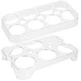 Protección confiable: su construcción duradera protege los huevos de roturas, asegurando que se mantengan frescos e intactos. organizador de huevos para refrigerador