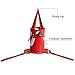 PLAIRC Big Bag Dispenser for Warehouse, Farm, Home (Red, 1 Count)