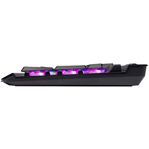 Teclado Mecânico Gamer Corsair K70 MK.2 RGB LOW PROFILE RAPIDFIRE Switch Cherry MX Speed - CH-910901