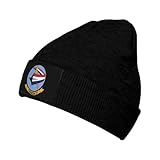 SLLDZSW VT-27 Unisex Knitted Hats Beanie Hats Skull Cap Black