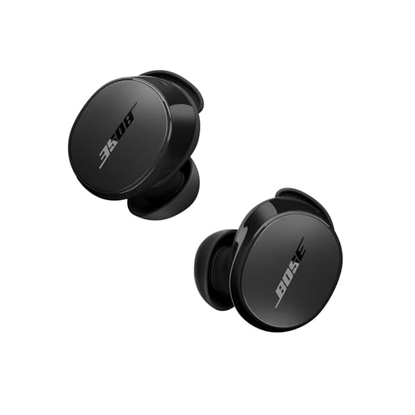Bose New QuietComfort Wireless Noise Cancelling Earbuds, Lifestyle Bluetooth Earbuds with Active Noise Cancellation, Up to 8.5 Hours of Battery Life, Black