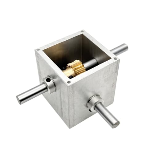 Caja de engranajes de tornillo sin fin para solucionar desvíos de transmisión con eje de 8 mm