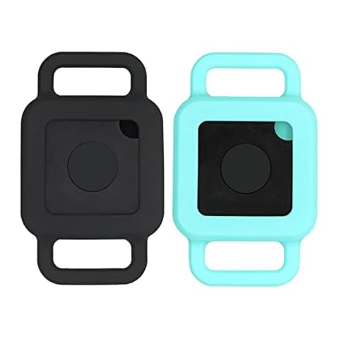 [2 Pack] Dog Cat Party Supplies Compatible for Tile Pro,Tile Case for Tile Pro Tracking,Anti-Loss Cat Collar Attachment,Silicone Collars Cover for Tile GPS Tracker Finder Cover
