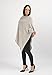 Dalle Piane Cashmere - 100% Cashmere Lightweight Poncho for Women - Made in Italy - Elegant Travel Topper (7 oz) - Soft Knit Cape - One Size - Grey