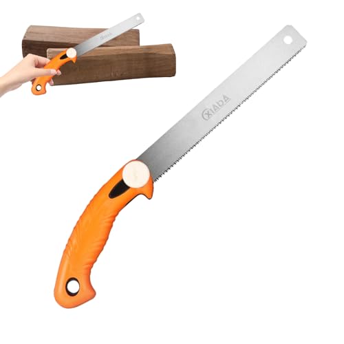 Nixiara Sierra de tracción japonesa, sierra de tracción,Sierra de corte al ras Sierra manual de doble borde - Japonés ligero de corte fino para proyectos de bricolaje, recorte, carpintería