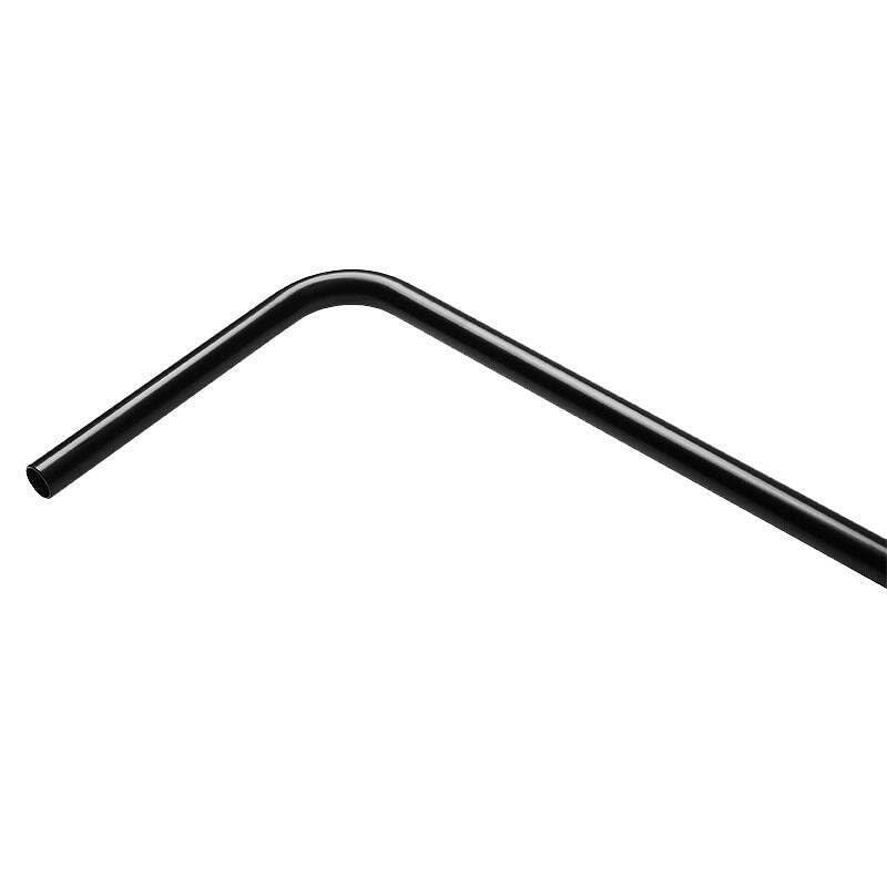Barrow Kupfer Hardtube, 14/12mm, 90 Grad - 630mm, Schwarz