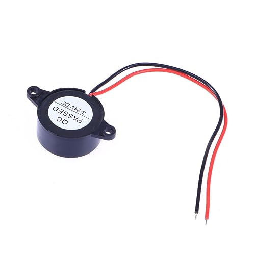 KICHOUSE Piezoelectric 2pcs -24v 85db Electric with Motion Detector Piezo Alarm for Beeping
