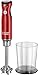 Russell Hobbs Mixeur Plongeant 700W, 2 Vitesses, Bol Gradué 1L, Anti-Eclaboussure, Design Vintage - Rouge 25230-56 Retro