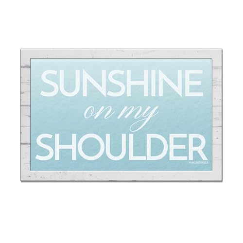 Rico Industries Margaritaville Sunshine On My Shoulders 12 X 8 Wood Sign