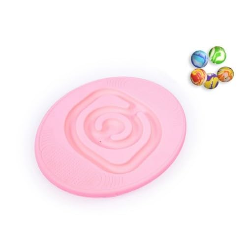 Balance Board With Ball Maze, Maze Balance Board, Maze Board, Labyrinth Sport Toy Home Body Building Plate, Balance Beam, Sensory Swing, Exercise Training, Physical Therapy, Balance Trainer (Pink)