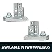 Summit Doorware Kawneer Pivot Door Hinge Set | Top and Bottom Set | Aluminum Finish | Right or Left Hand Options | Heavy Duty Commercial Door Hardware for Storefront Doors