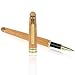 BEILUNER Luxury Bamboo Wooden Ballpoint Pen Writing Set - Elegant Fancy Nice Gift Pen Set for Signature Executive Business Office Supplies - Gift Boxed with Extra Refills (Black)