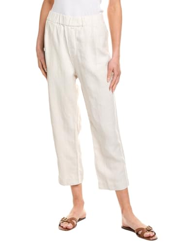 Velvet by Graham & Spencer Womens Jessie Linen Pant, XL, Beige
