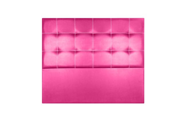 FISIO Dreams Cabecero TOPACIO Tapizado en Polipiel para Cama 90, 105, 135, 150, 160, 180 y 200 cm | Cabecero Acolchado Moderno con Costuras Decorativas | Fácil Limpieza | Fabricado en España