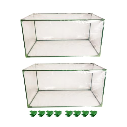 AIMALL Mini Greenhouse Plant Cover – 24.4x12.59x12.59in Portable Fiberglass Frame Greenhouse Tent for Succulents, Seedlings, Winter Protection & Rain Shelter
