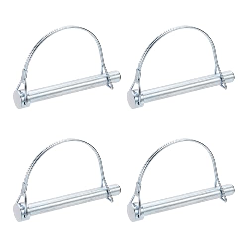Pasadores de acople para remolque PATIKIL de 12mm x 100mm con clip de bloqueo de resorte
