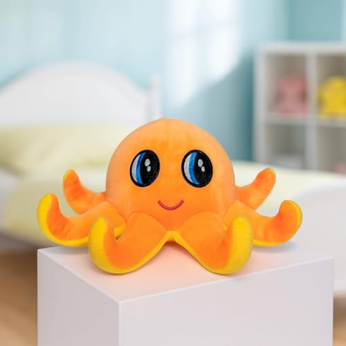 Image of Babique Big Eyes Octopus Plushie Stuffed Plush Teddy Bear Soft Toy |Ideal for Birthdays & Special Occasions Girls /Boys, Baby Kids