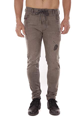 Diesel Krooley-NE 0856U Jeans Homme JoggJeans (Gris, W26)