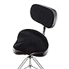 Gibraltar Drum Stool, Drum Stool 9000 Series Moto Saddle with Backrest Pro Series, 9608MB (Diameter: 42cm, Vinyl Seat, Super Lock, Double Braced Base, 'Super Foot' Rubber Feet) #4