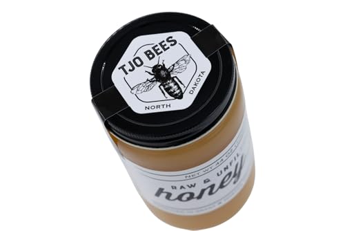 Miel cruda y sin filtrar TJO en frasco de vidrio 44 oz miniatura 3