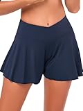 Aderea Women's Plus Size Swim Shorts Bathing Suit Bottoms High Waisted Bikini Bottoms Swimsuit Board Shorts...
