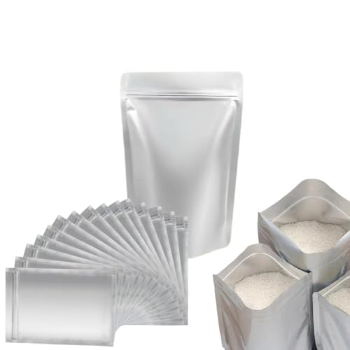 MEGVOYA 米 保存袋 米びつ 1kg 用15枚 お米保存袋 冷蔵庫収納可能 防虫防カビ コーヒー豆 シリアル ナッツ コーヒー 紅茶 チャック付き