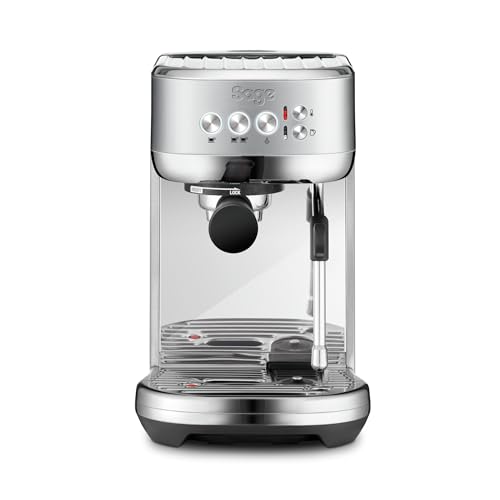 Sage - The Bambino Plus - Compact Coffee Machine with Automatic Milk Frother - 1.9L, 15 bar, 1600 W - Single or Double Shot Espresso Maker, Cappuccino, Latte, Brushed Stainless Steel