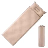 SHOUCAN Self Inflating Portable Sleeping Mat Inflatable Roll Mats Sleep Pad Camp Mattress for Tent Outdoor Backpacking Hiking Traveling,Single