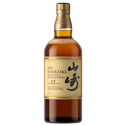 Suntory Japanese Whisky - Yamazaki 12 Year Old - Japanese Oak Casks - sweet ginger, cinnamon, long finish. 70 cl. 43% ABV