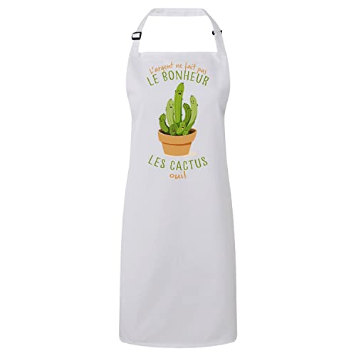 Tablier cuisine premium cactus Fabulous en tissu végétal imprimé