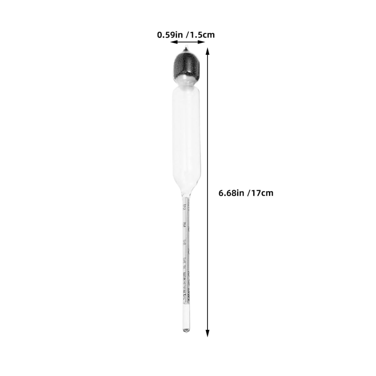 SOLUSTRE Accurate Milk and Goat Milk Density Meter 2 Pcs Scale Hydrometer Hygrometer for Measure Lactate Testing Tool