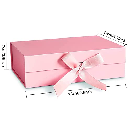 Bymivofun Confezione Regalo con Fiocco, Scatola