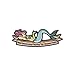 JiuErDP Peter Pan Mermaid Brosche Mädchen Kleidung Hut Schuhe Zubehör Pin Kreatives Abzeichen Broschen
