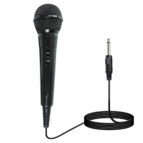 IRYNA Microphone dynamique voyelle Dynamic Mic pour haut-parleur AMP - Mixeur câble - Microphone vocal dynamique avec microphone câble de 2 m Cover