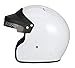 Conquer Snell SA2020 Approved Open Face Auto Racing Race Car Helmet - Adult | Men | Women | Youth - (White)